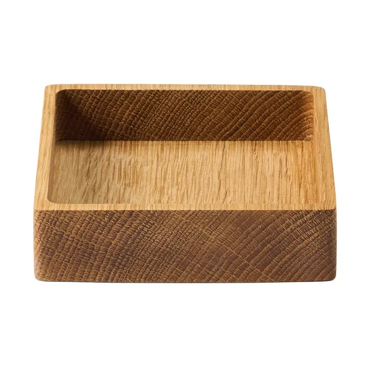Wood Box opbergdoos voor onderzetters - Nature-oak, square, S - LIND DNA