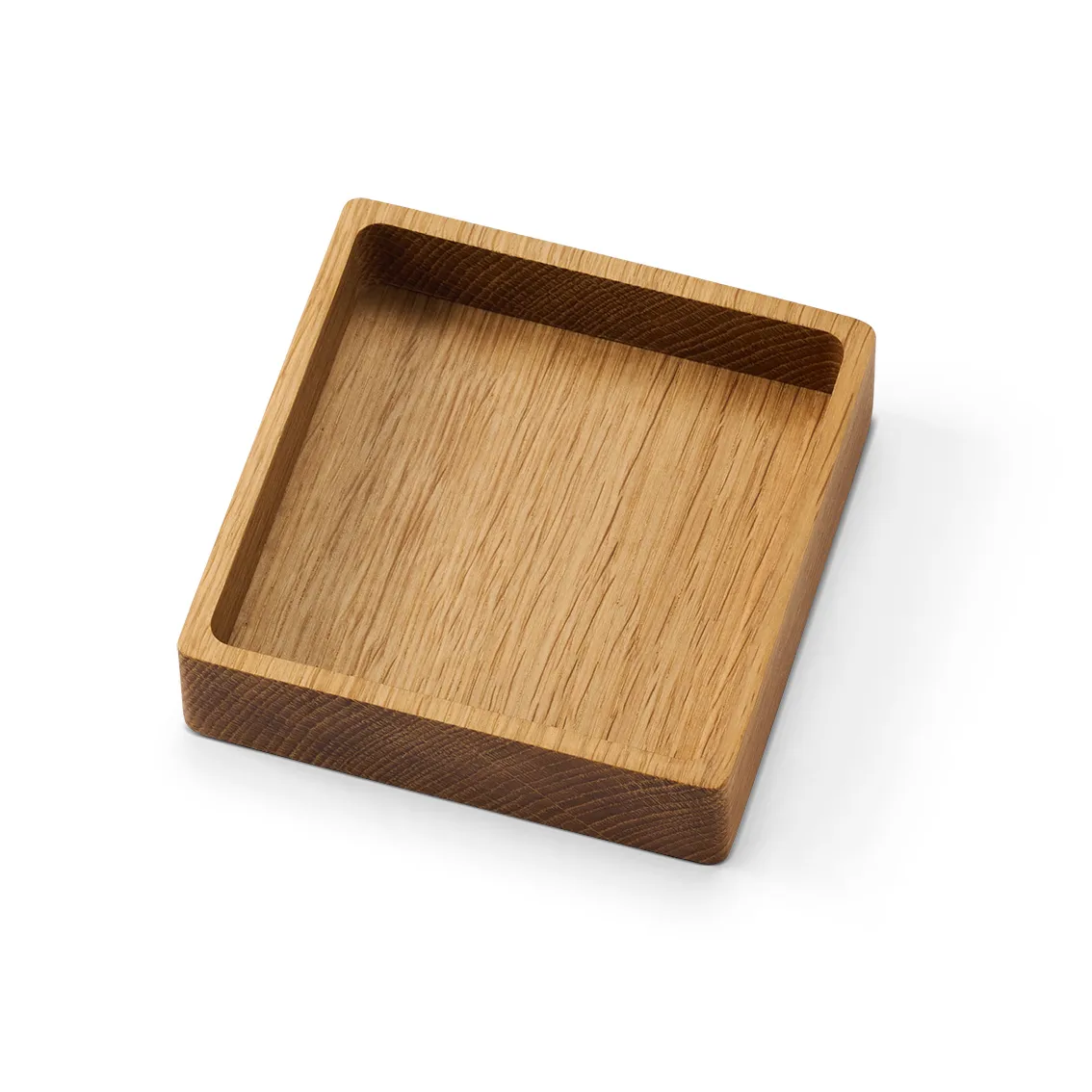 Wood Box opbergdoos voor onderzetters, Nature-oak, square, S LIND DNA