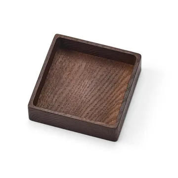 Wood Box opbergdoos voor onderzetters - Smoked-oak, square, S - LIND DNA