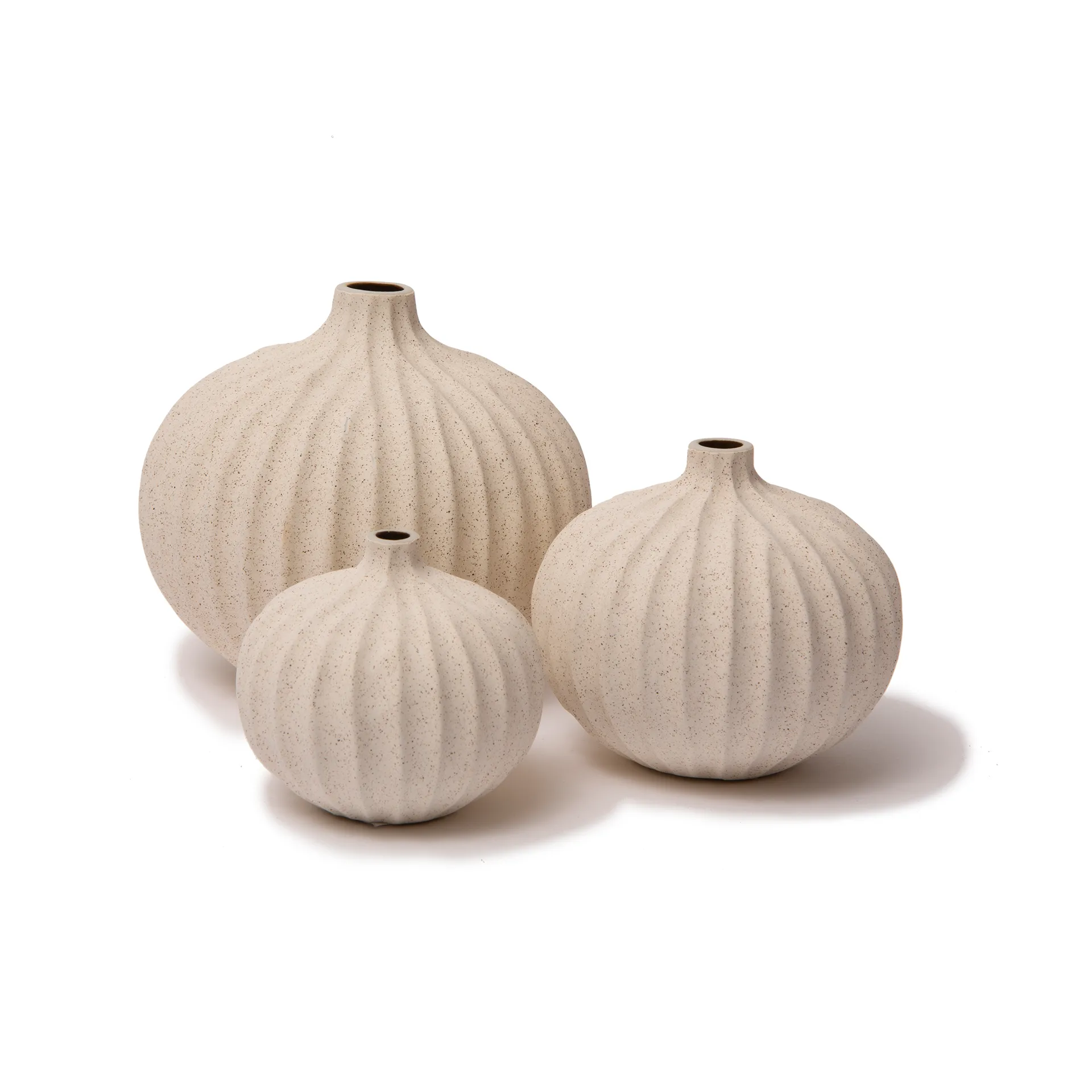 Bari vaas, Sand white light deep line, M Lindform