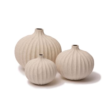 Bari vaas - Sand white light deep line, S - Lindform