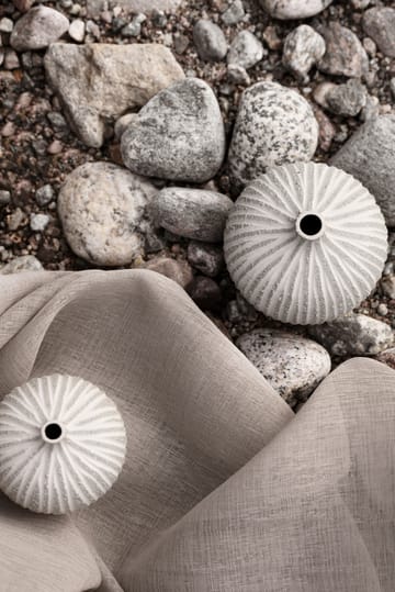 Bari vaas - Stonestripe light grey rough, S - Lindform