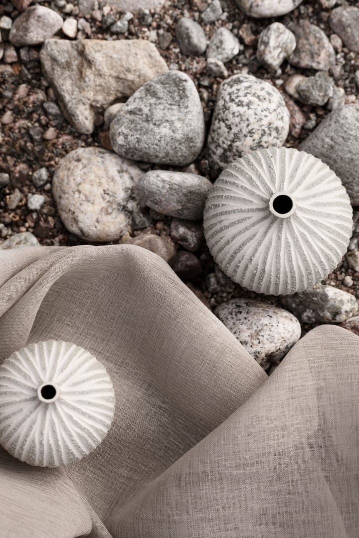 Bari vaas, Stonestripe light grey rough, S Lindform