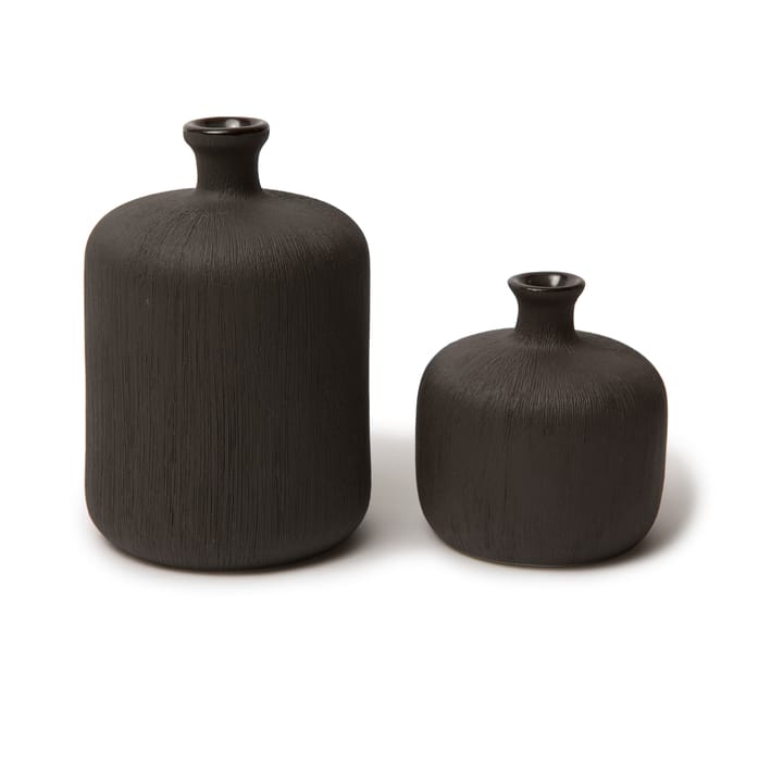 Bottle vaas, Black, medium Lindform