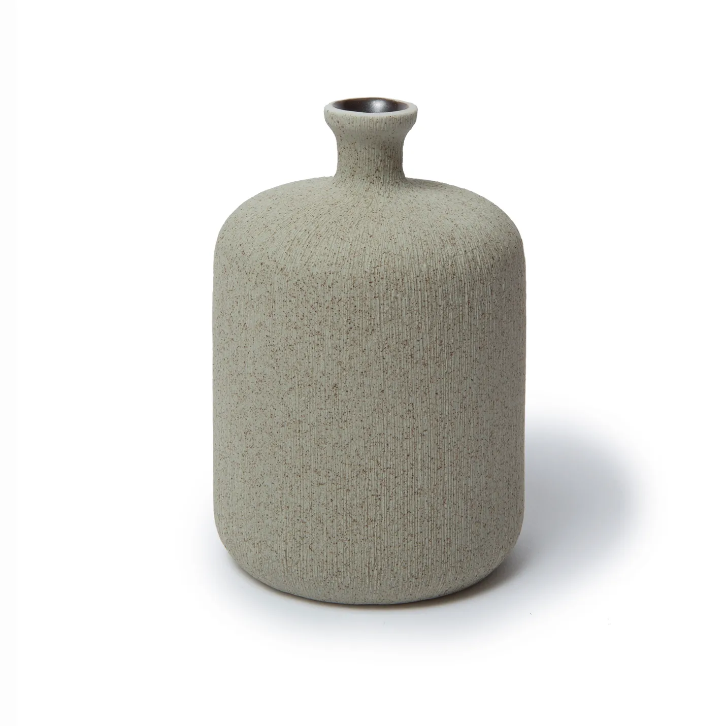 Bottle vaas, Sand grey, medium Lindform