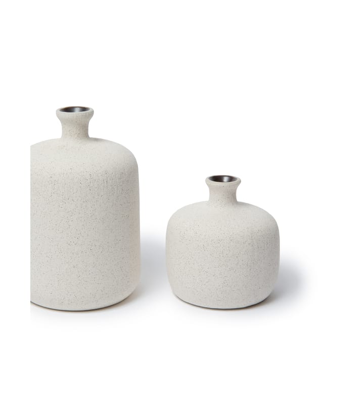Bottle vaas, Sand white, small Lindform