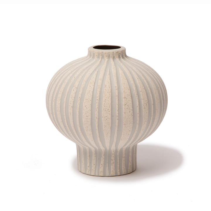 Cecilia vaas - Sand white stone stripe - Lindform