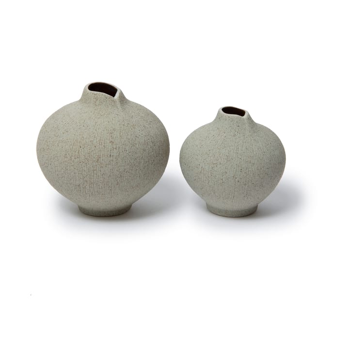Line vaas, Sand grey, small Lindform