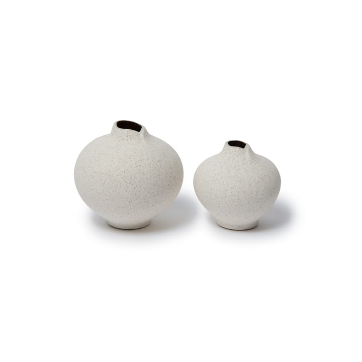 Line vaas, Sand white, small Lindform