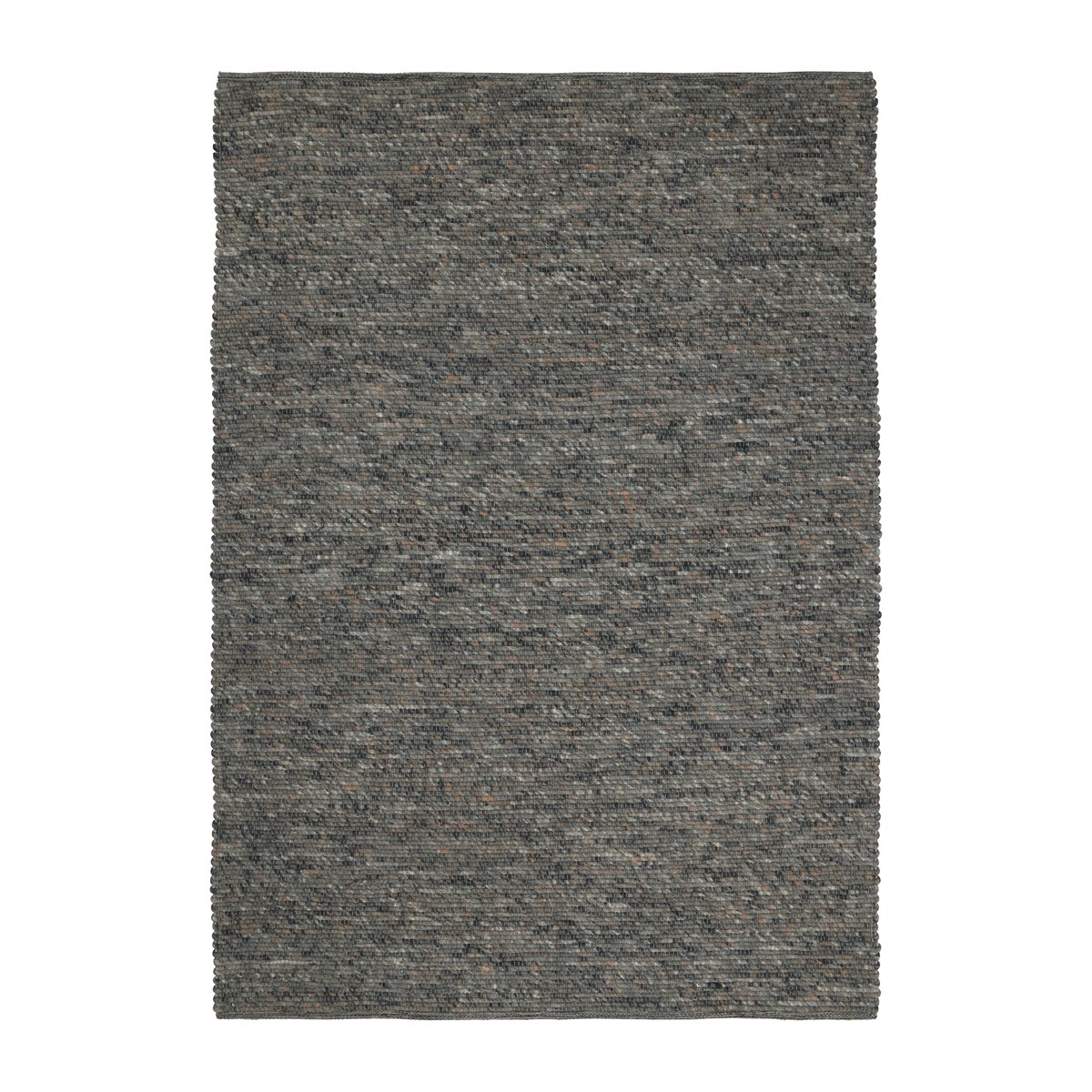 Linie Design Agner wollen vloerkleed Charcoal, 140x200 cm