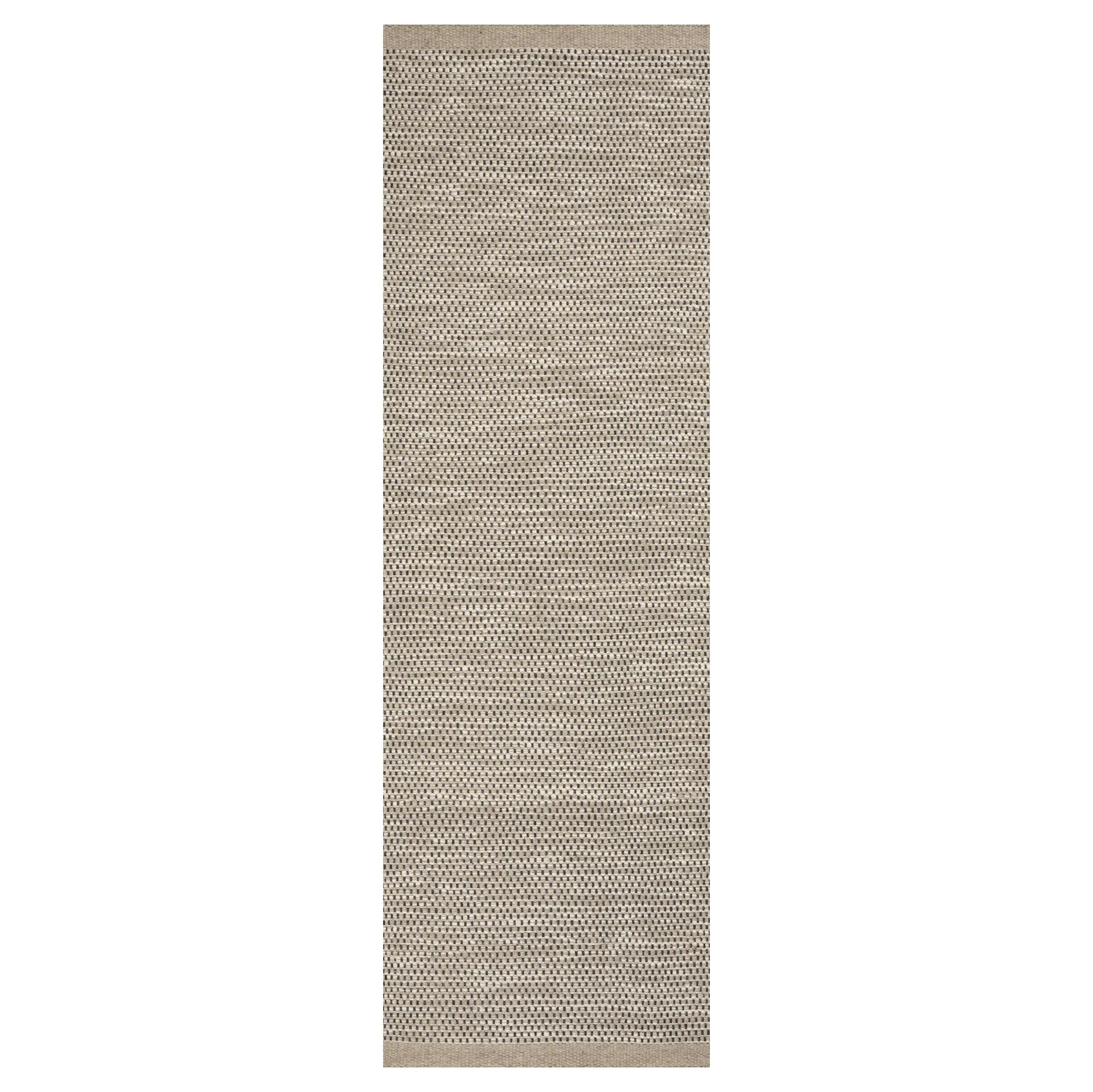 Asko vloerkleed 80x250 cm, Taupe Linie Design
