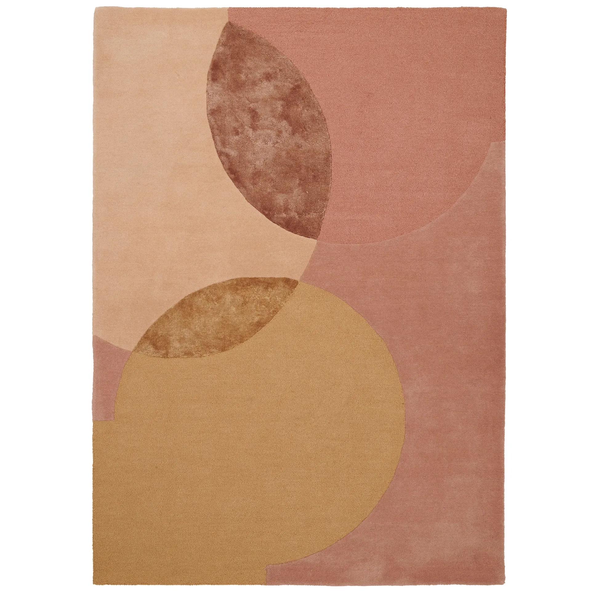 Caldera vloerkleed 200x300 cm, Mustard Linie Design