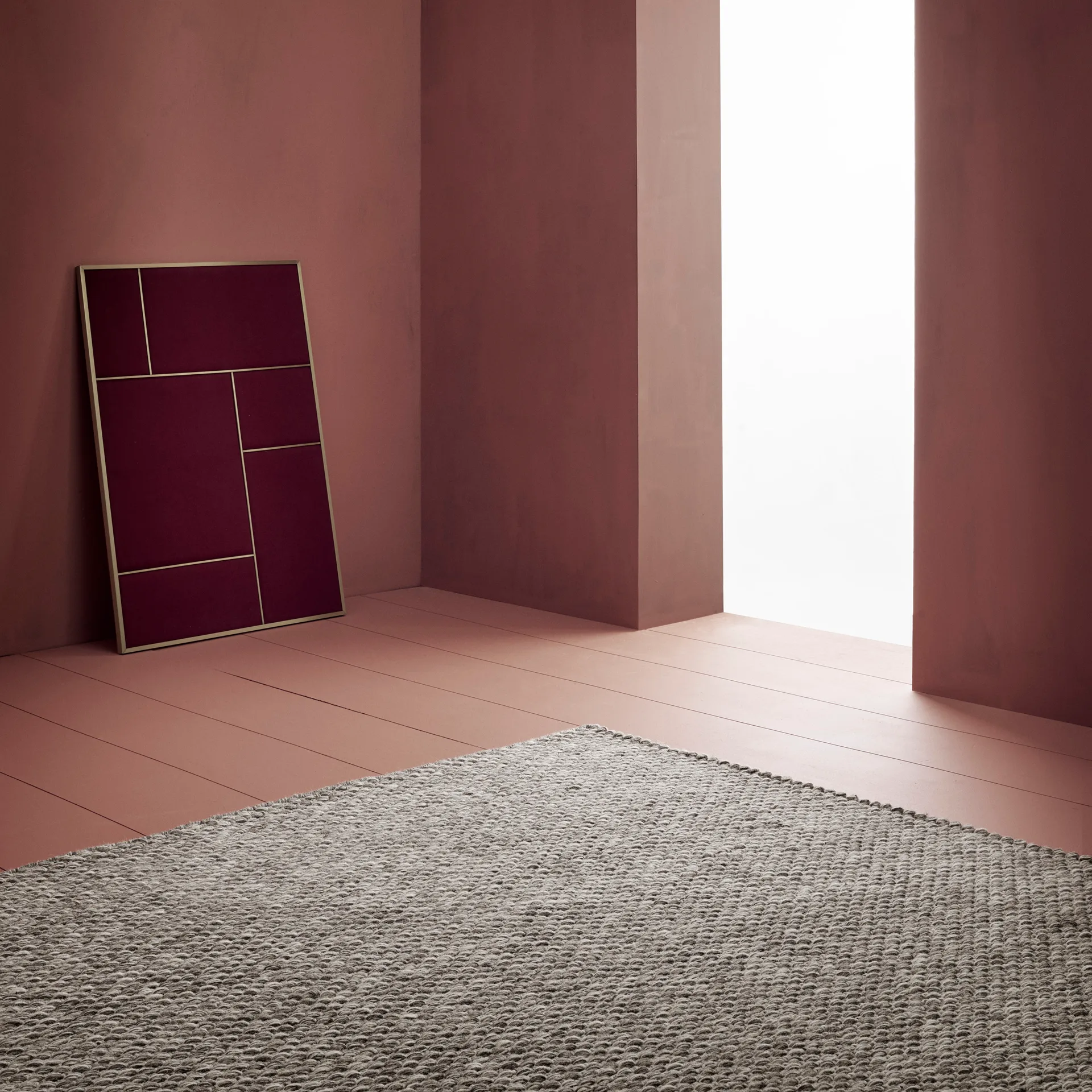 Caldo wollen vloerkleed 140x200 cm, Grey Linie Design