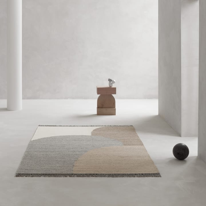 Eik wollen vloerkleed 200x300 cm, Grey Linie Design