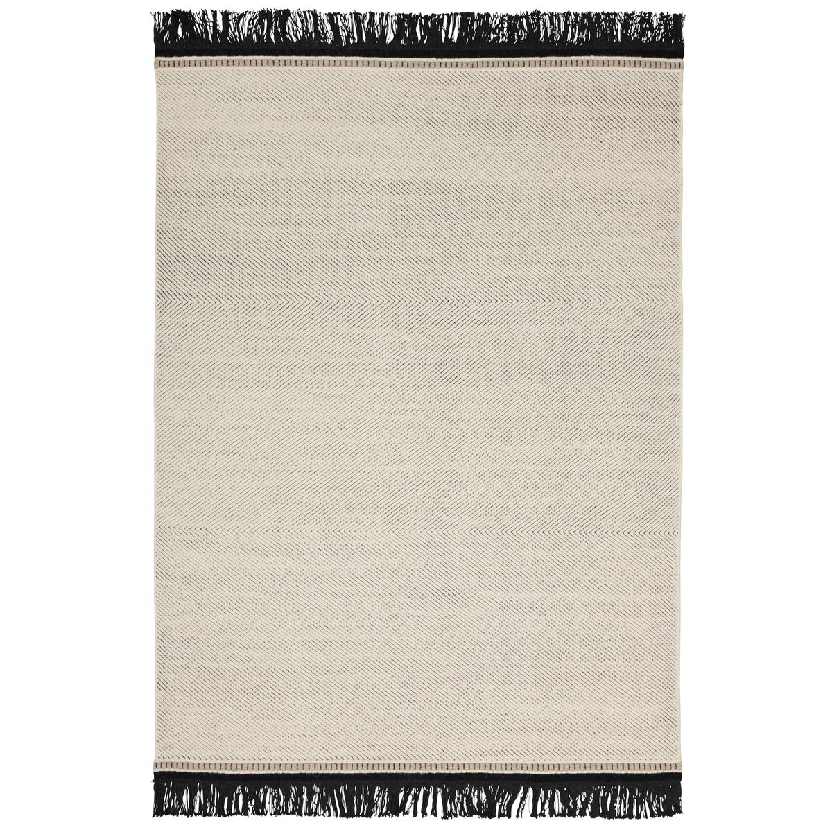 Linie Design Fenja wollen vloerkleed 250x350 cm White