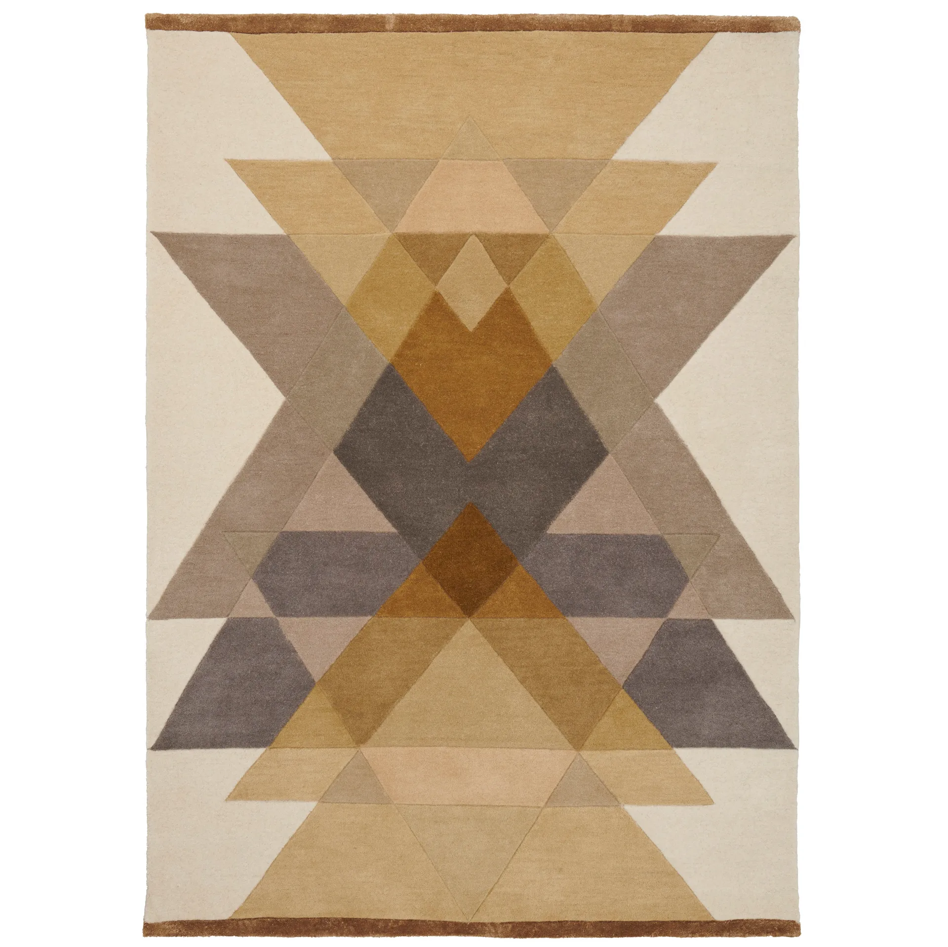 Freya vloerkleed 200x300 cm, Mustard Linie Design