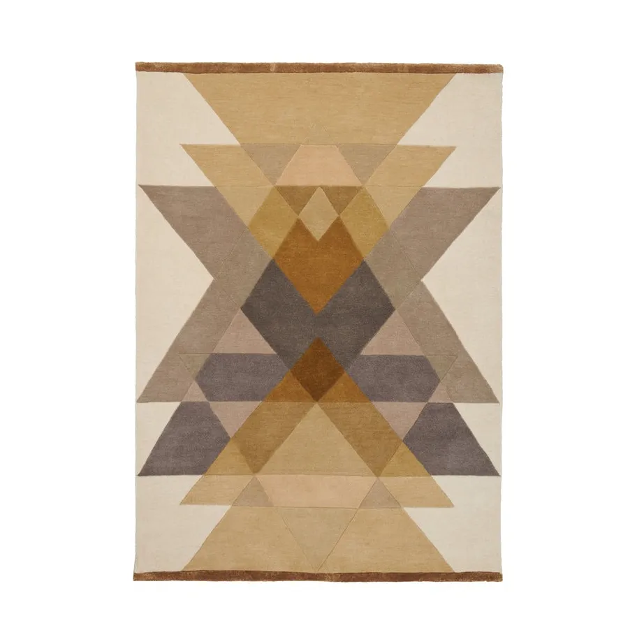 Freya vloerkleed 250x350 cm, Mustard Linie Design