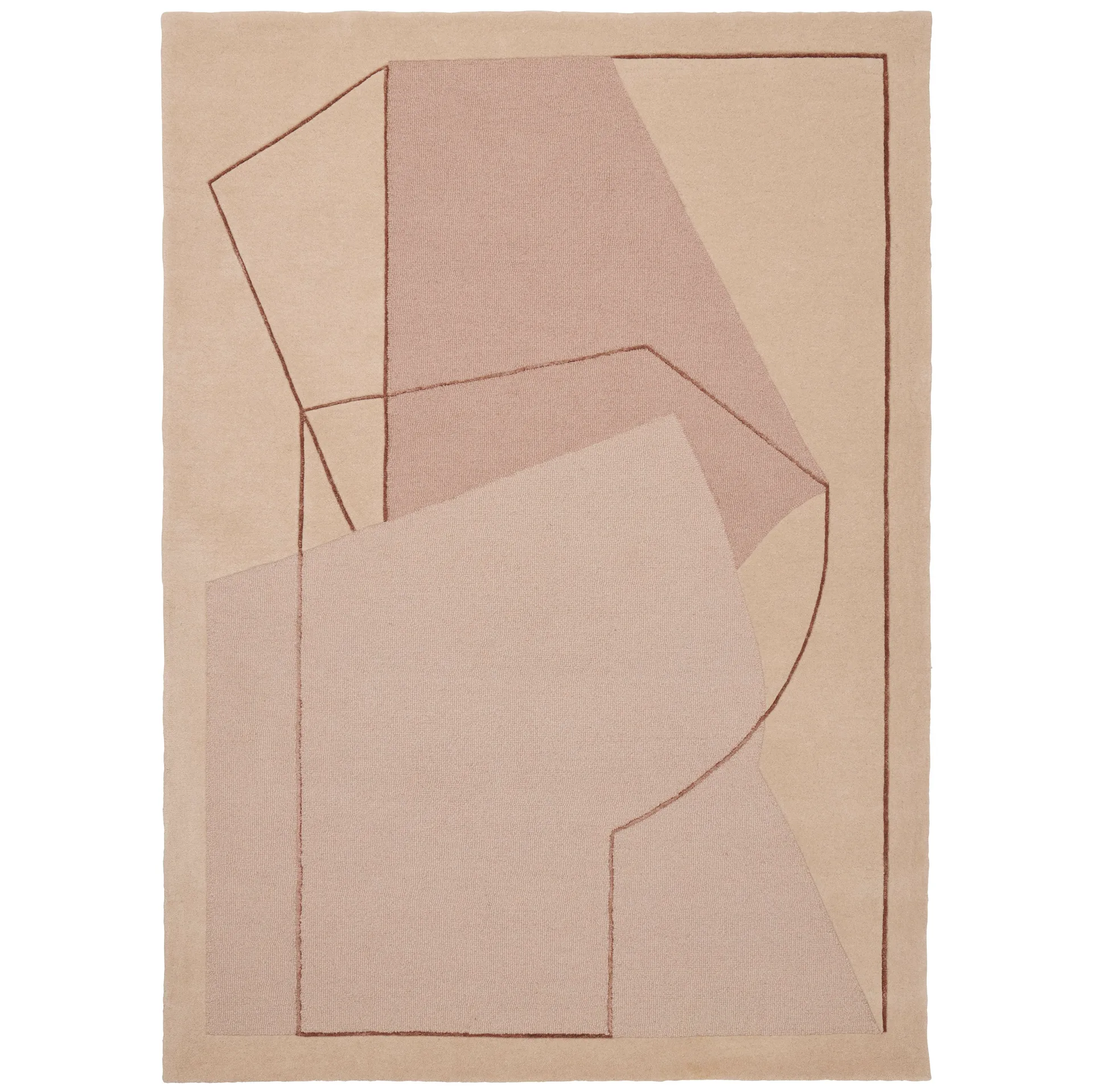 Furbo vloerkleed 170x240 cm, Rose Linie Design