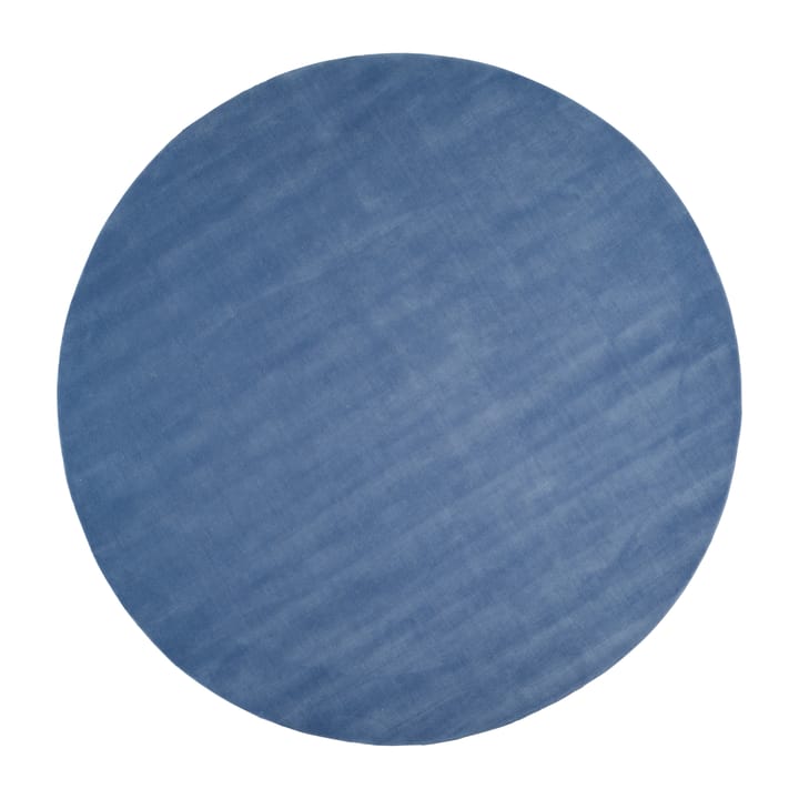 Halo Cloud wollen vloerkleed rond Ø250 cm - Blue - Linie Design