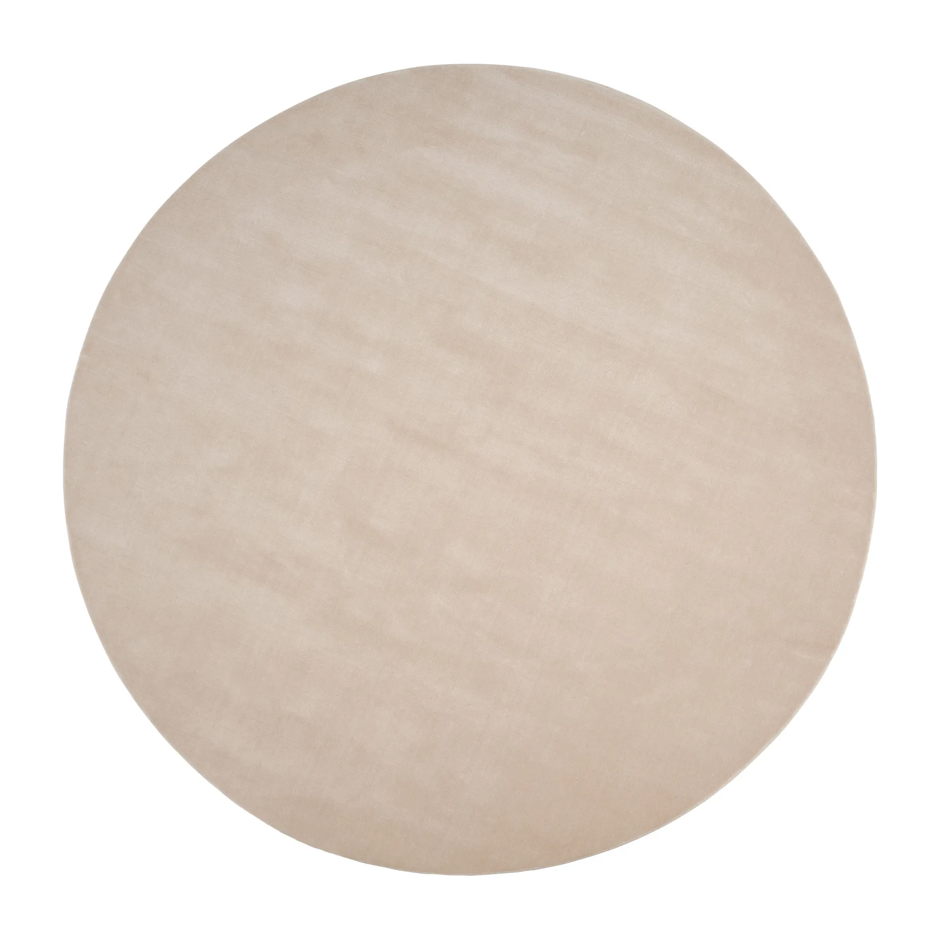 Halo Cloud wollen vloerkleed rond, Beige, Ø250 cm Linie Design