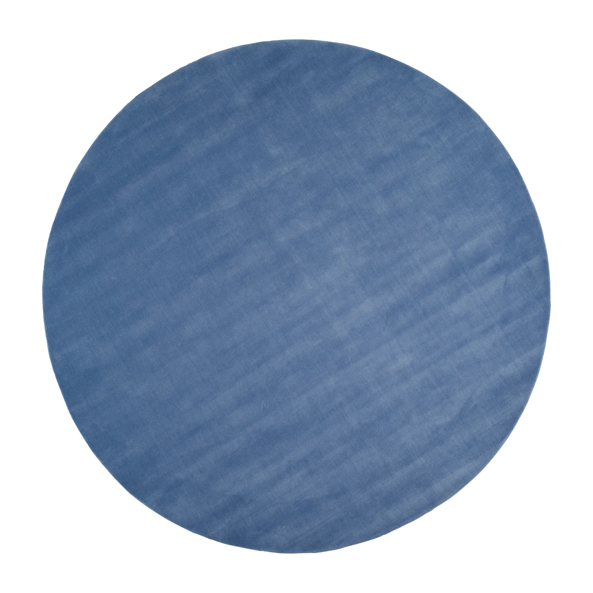 Halo Cloud wollen vloerkleed rond, Blue, Ø250 cm Linie Design