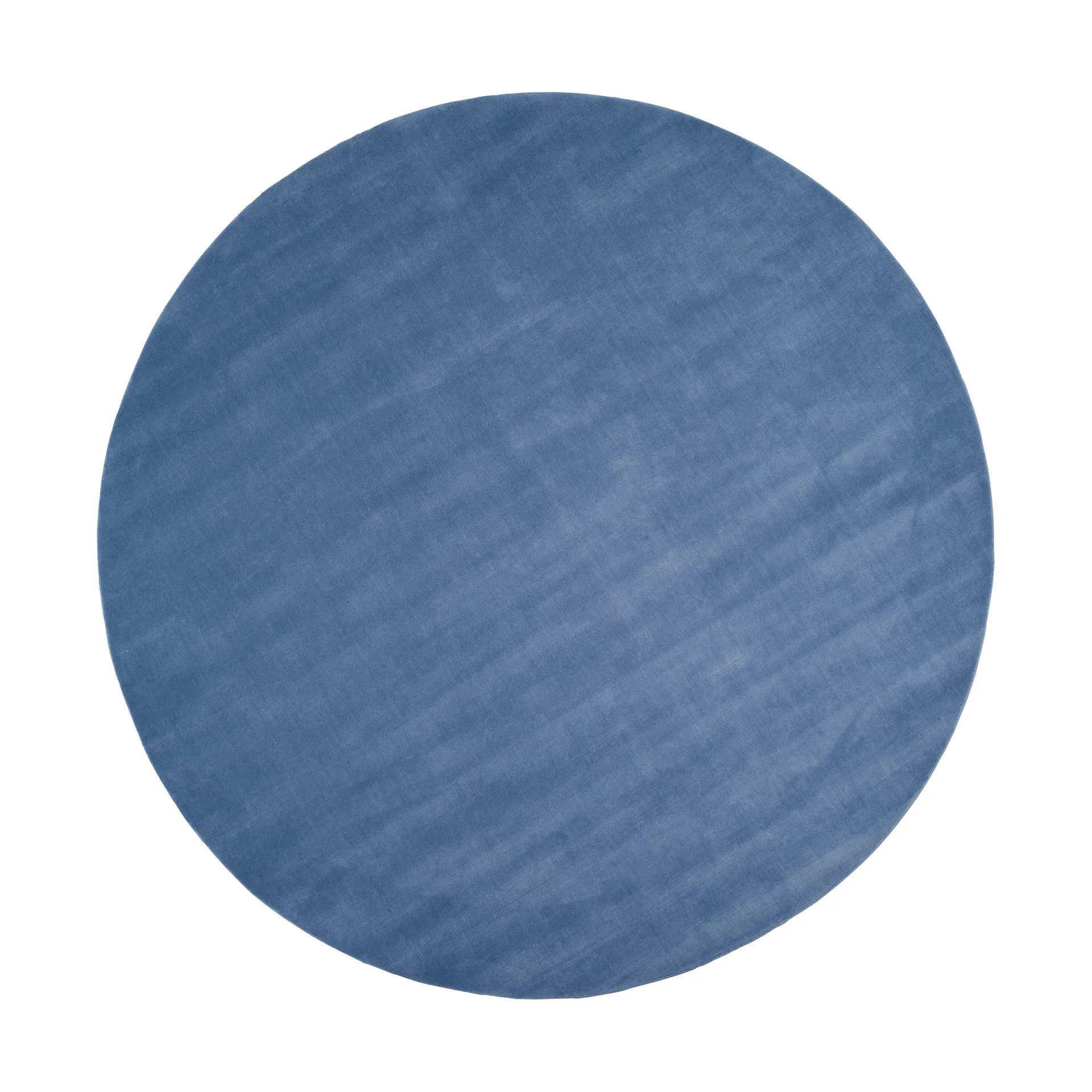 Halo Cloud wollen vloerkleed rond, Blue, Ø300 cm Linie Design