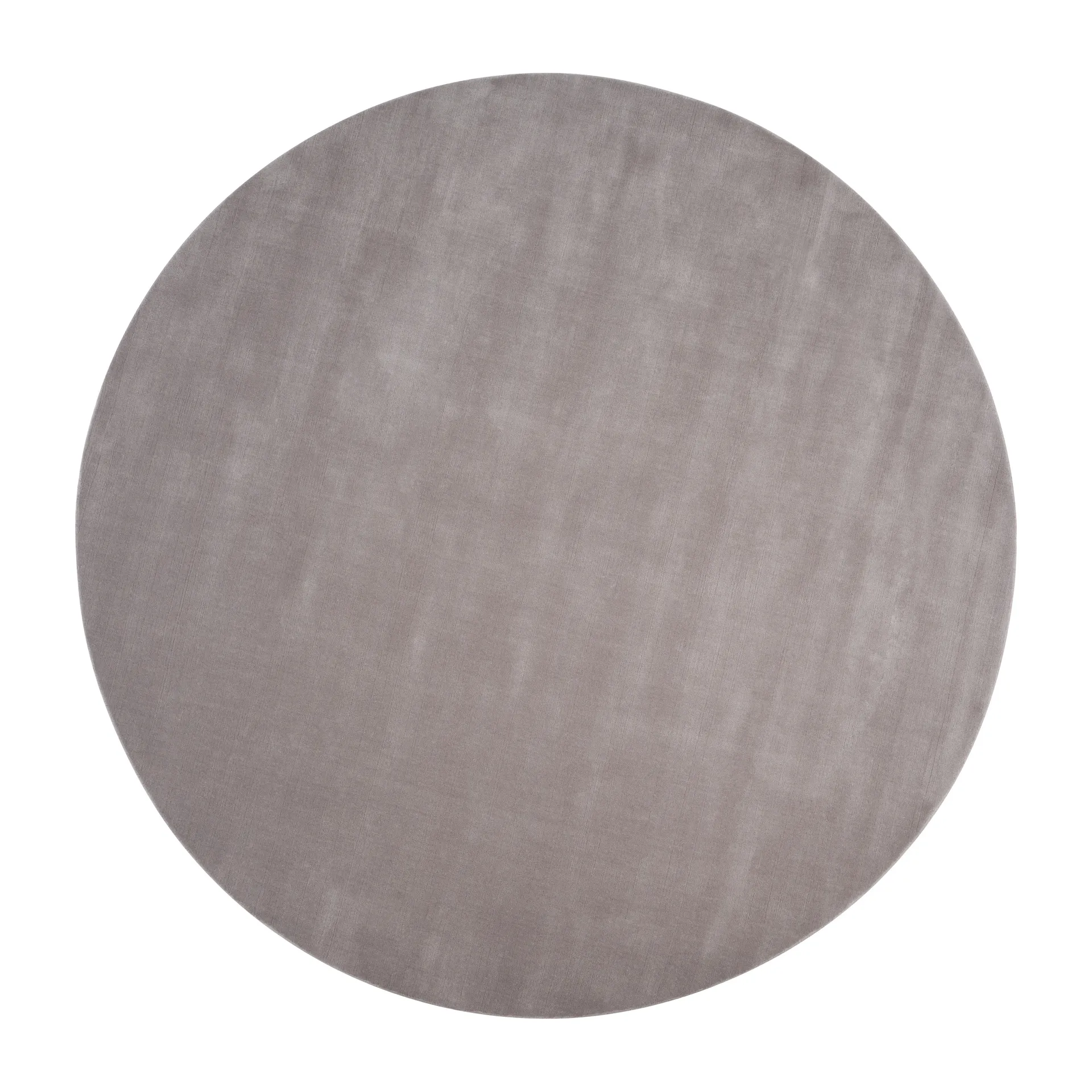 Halo Cloud wollen vloerkleed rond, Light grey, Ø250 cm Linie Design