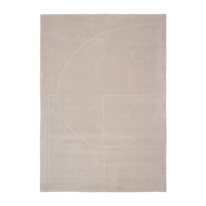 Lineal Poem wollen vloerkleed - Beige, 140x200 cm - Linie Design