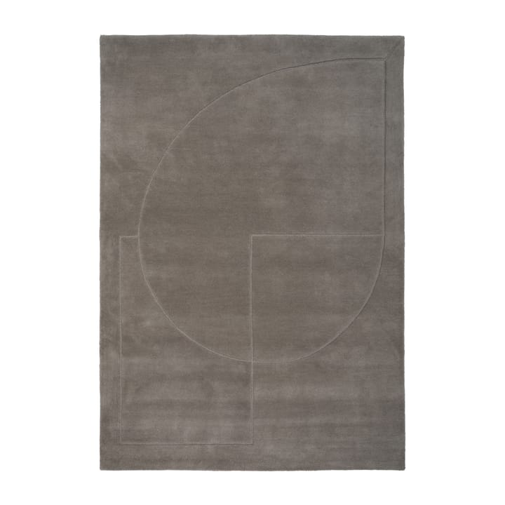 Lineal Poem wollen vloerkleed - Grey, 170x240 cm - Linie Design