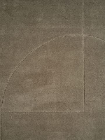 Lineal Poem wollen vloerkleed - Moss, 140x200 cm - Linie Design