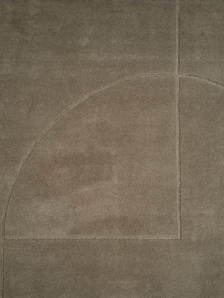 Lineal Poem wollen vloerkleed, Moss, 140x200 cm Linie Design