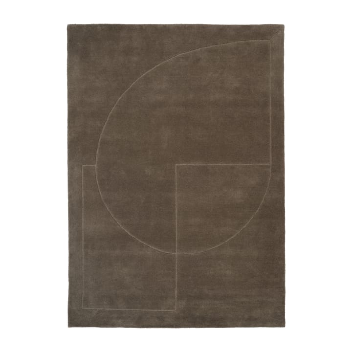 Lineal Poem wollen vloerkleed - Moss, 200x300 cm - Linie Design