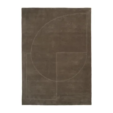 Lineal Poem wollen vloerkleed - Moss, 250x350 cm - Linie Design