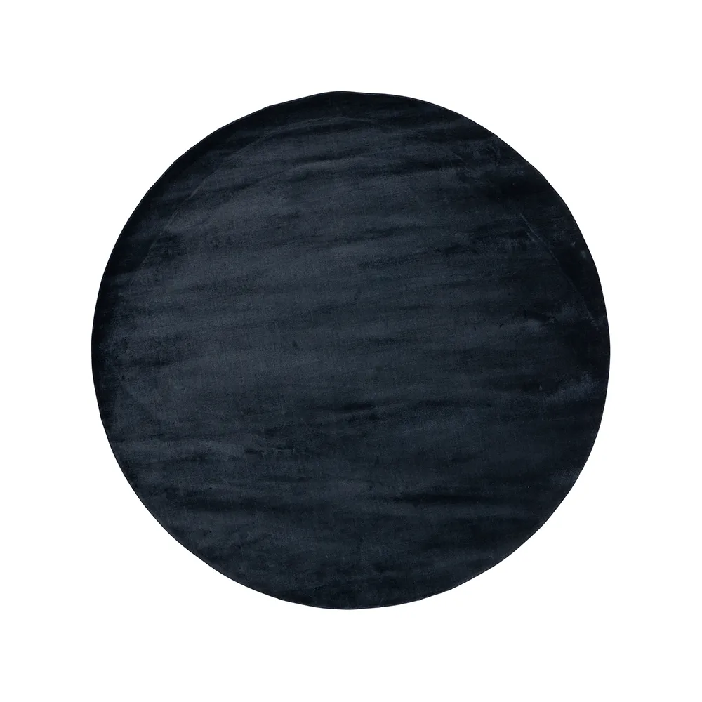 Lucens vloerkleed rond, navy Linie Design
