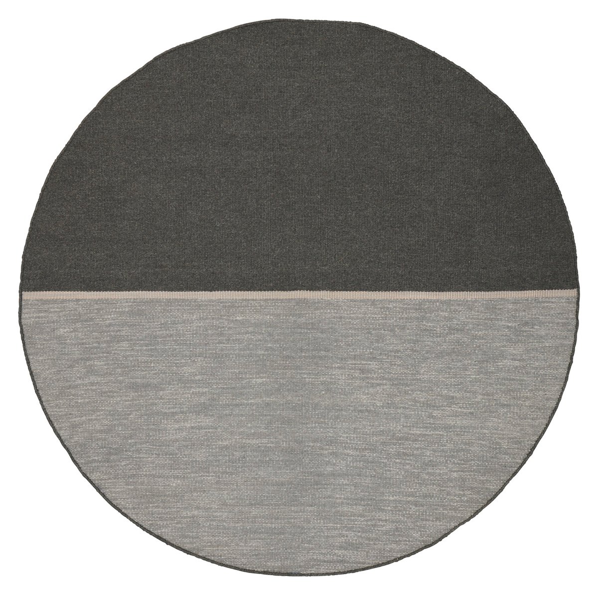 Linie Design Magnetize vloerkleed o170 cm Stone | Scandinavisch Interieur | Ronde vloerkleden | Grijs