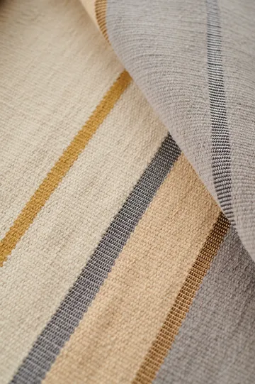 Metallum vloerkleed 140x200 cm - Mustard - Linie Design