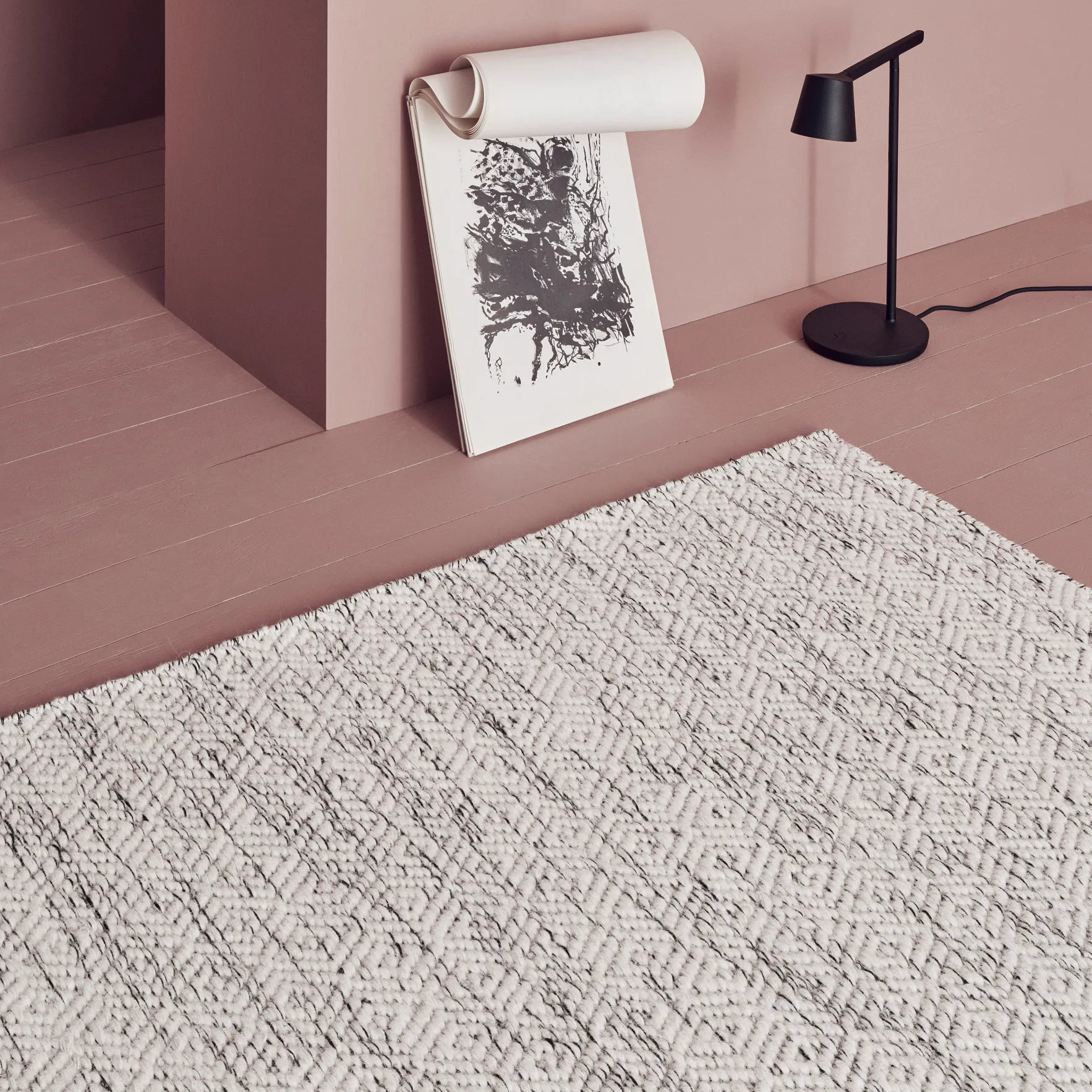 Nyoko wollen vloerkleed 200x300 cm, White Linie Design
