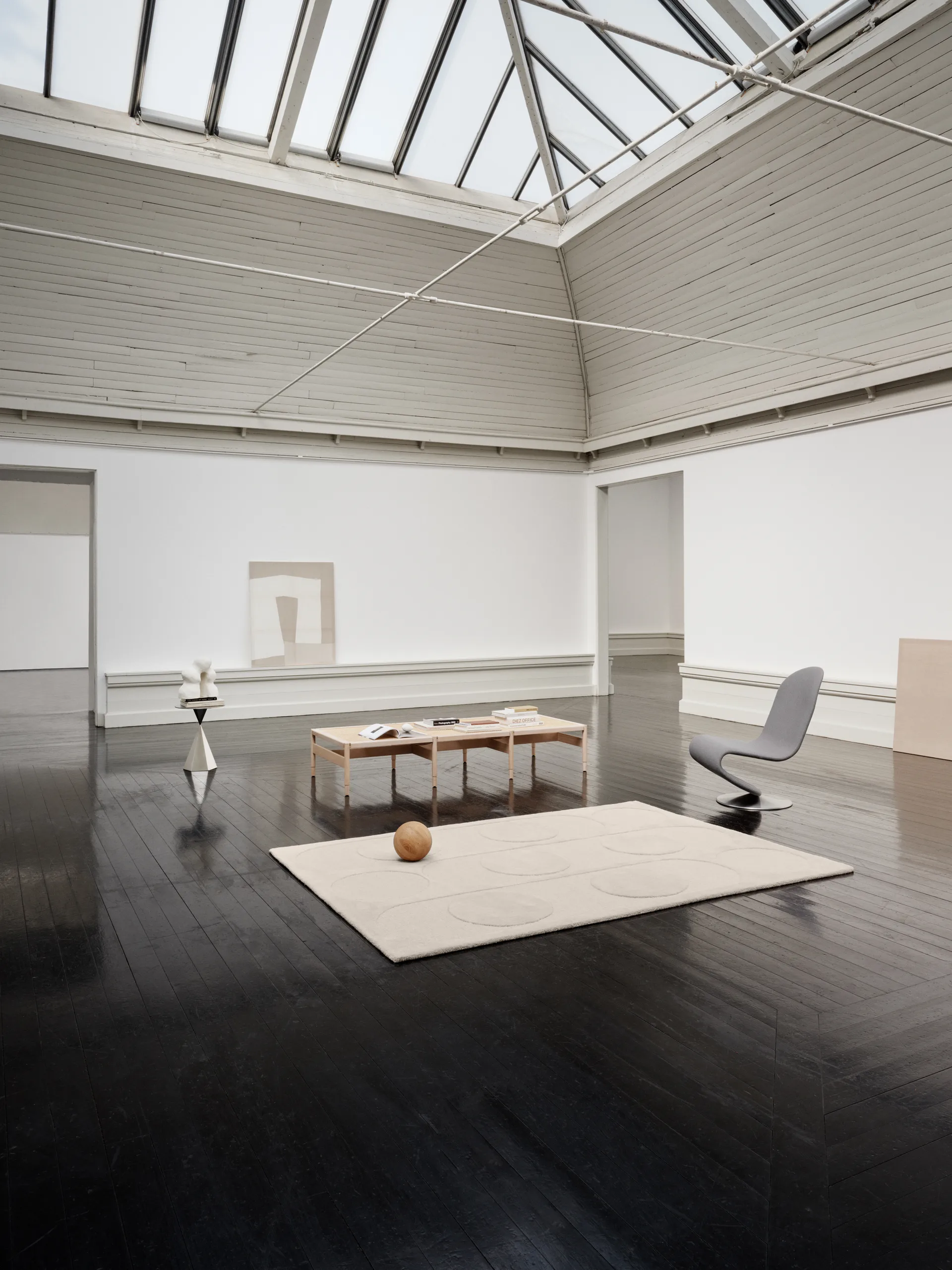 Orb Alliance wollen vloerkleed, Chalk, 200x300 cm Linie Design