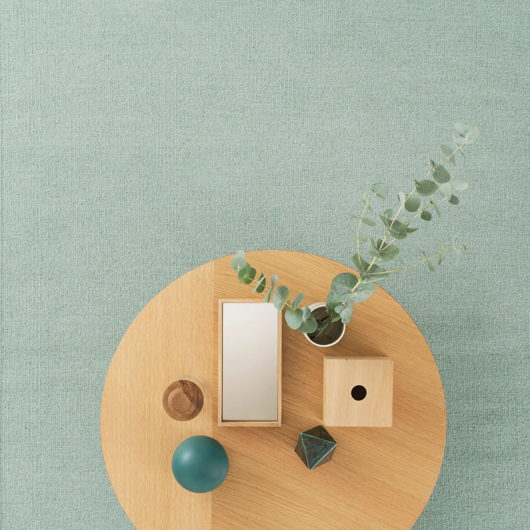 Rainbow wollen vloerkleed 170x240 cm, Pistachio Linie Design