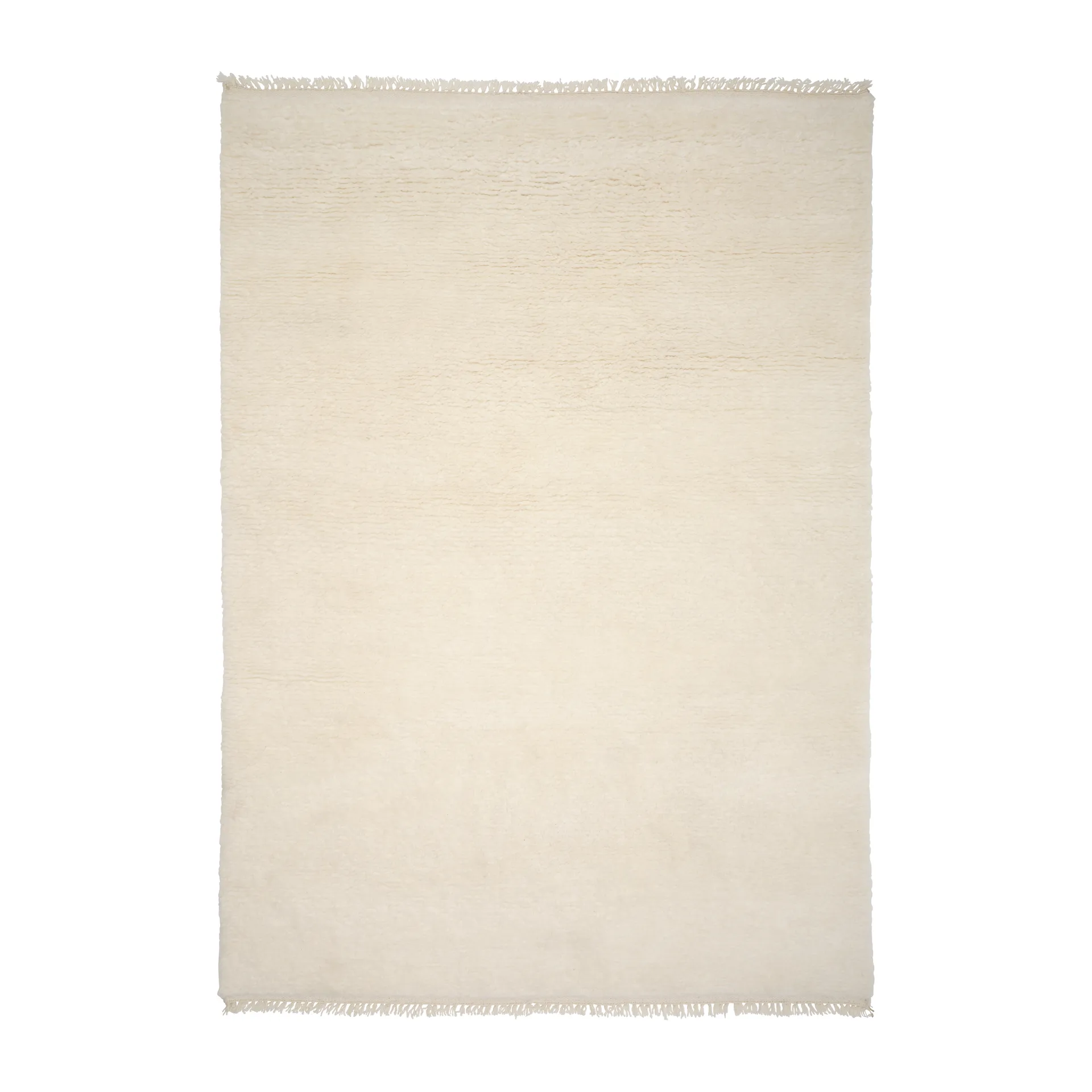 Soft Savannah wollen vloerkleed, White, 140x200 cm Linie Design