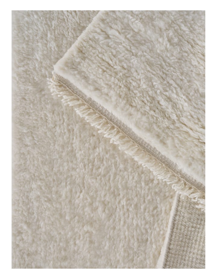 Soft Savannah wollen vloerkleed, White, 140x200 cm Linie Design