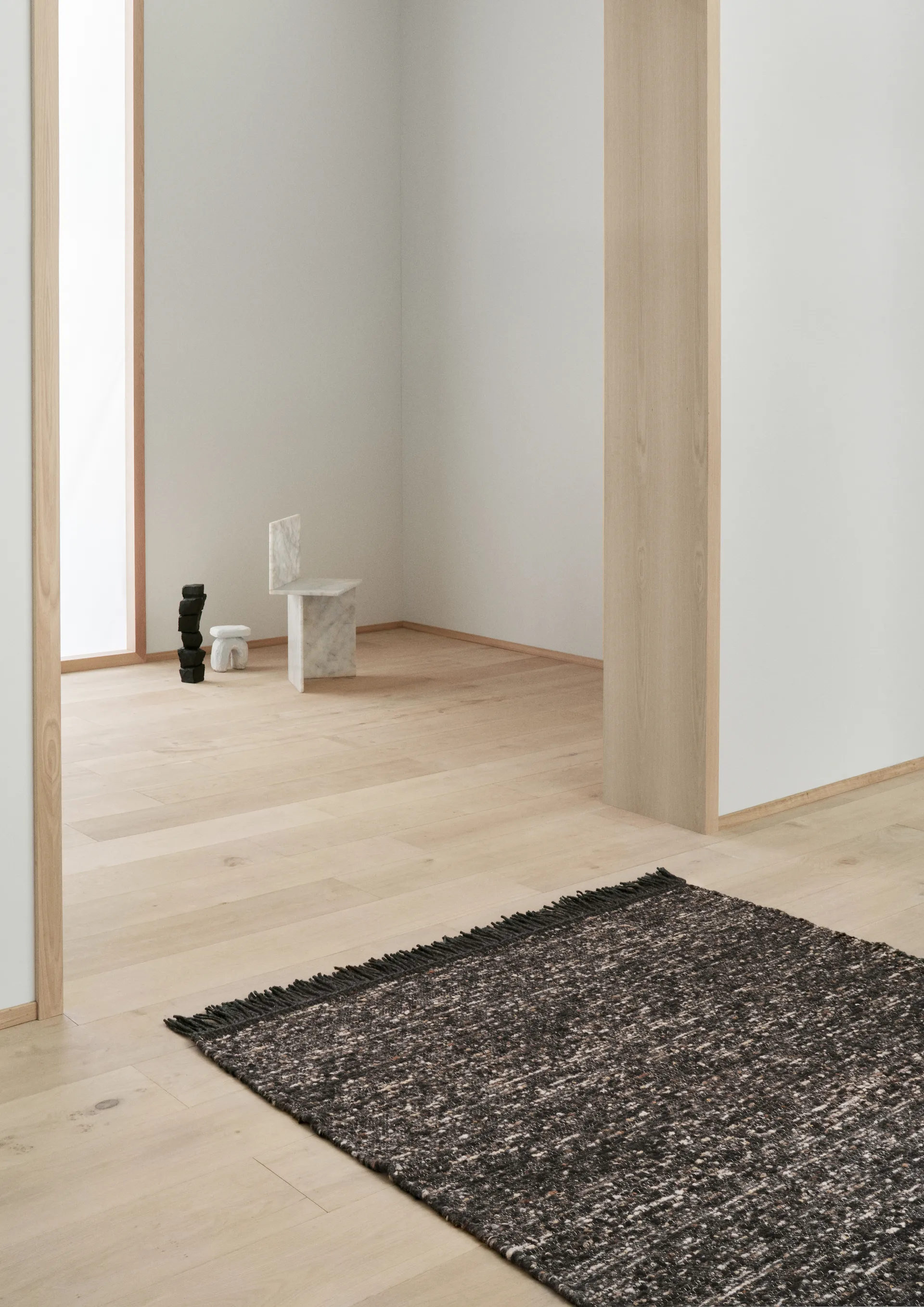 Valdi vloerkleed 170x240 cm, Charcoal Linie Design
