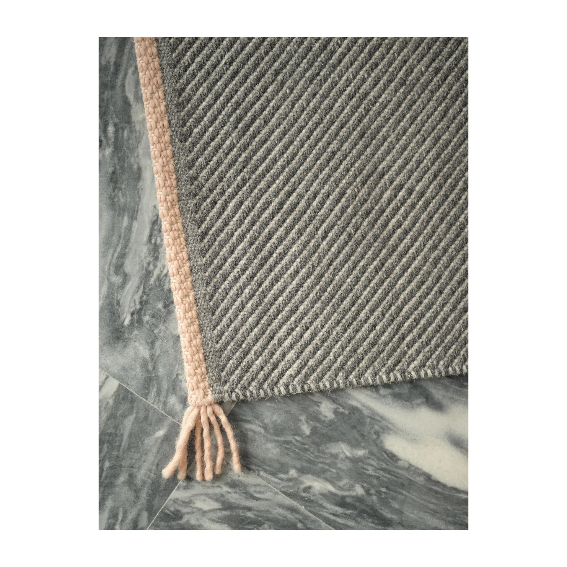 Vision Walk wollen vloerkleed 170x240 cm, Grey-rose Linie Design