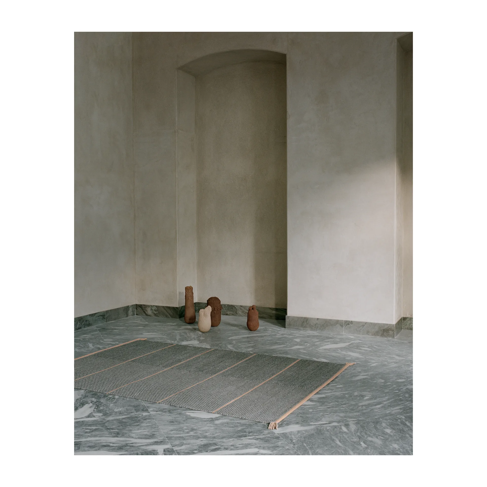 Vision Walk wollen vloerkleed 170x240 cm, Grey-rose Linie Design