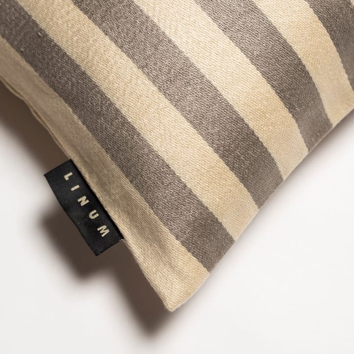 Amalfi kussenhoes 35x50 cm, mole brown Linum