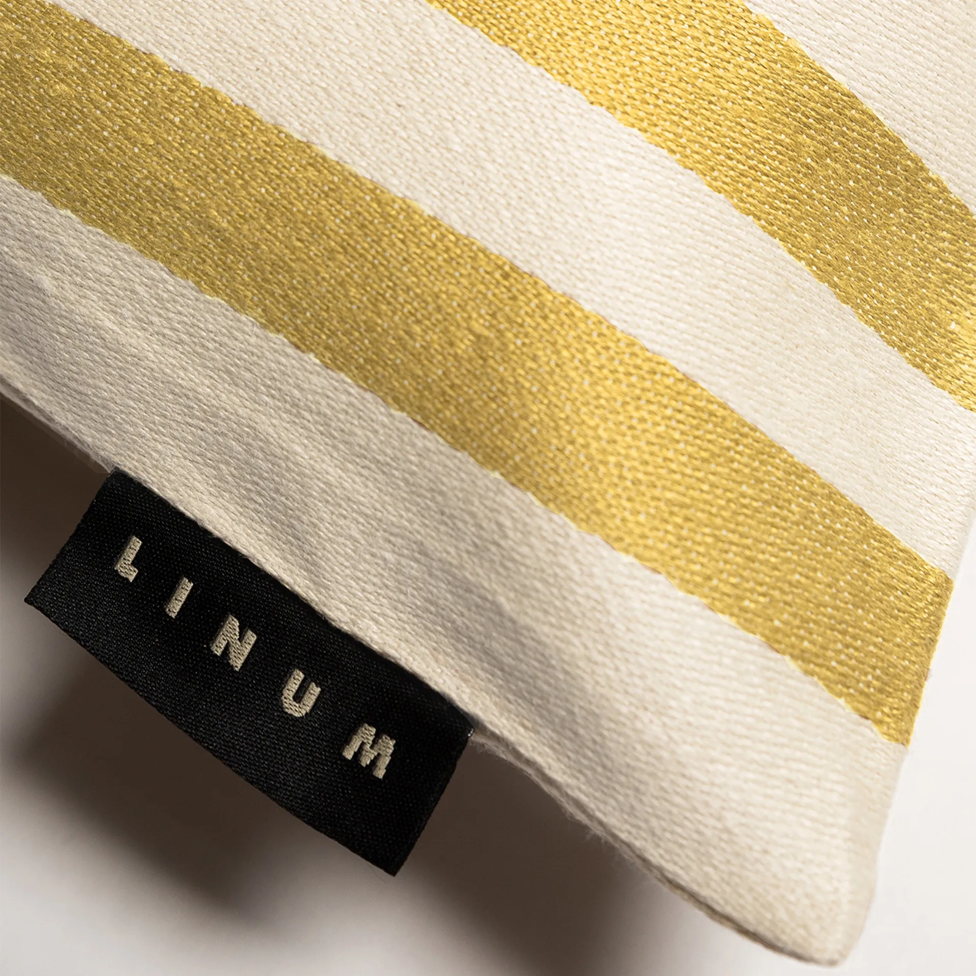 Amalfi kussenhoes 35x50 cm, Strogeel Linum