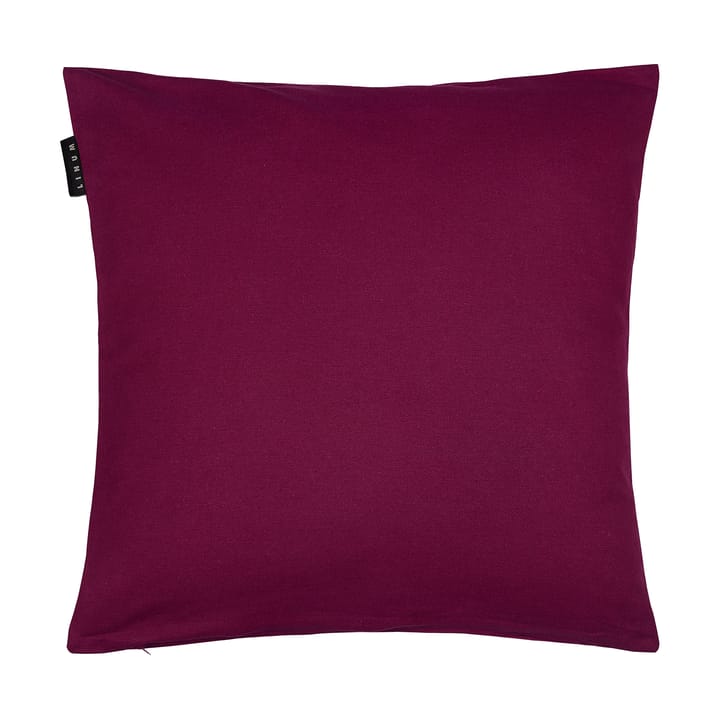 Annabell kussenhoes 50x50 cm - Bourgondisch rood - Linum