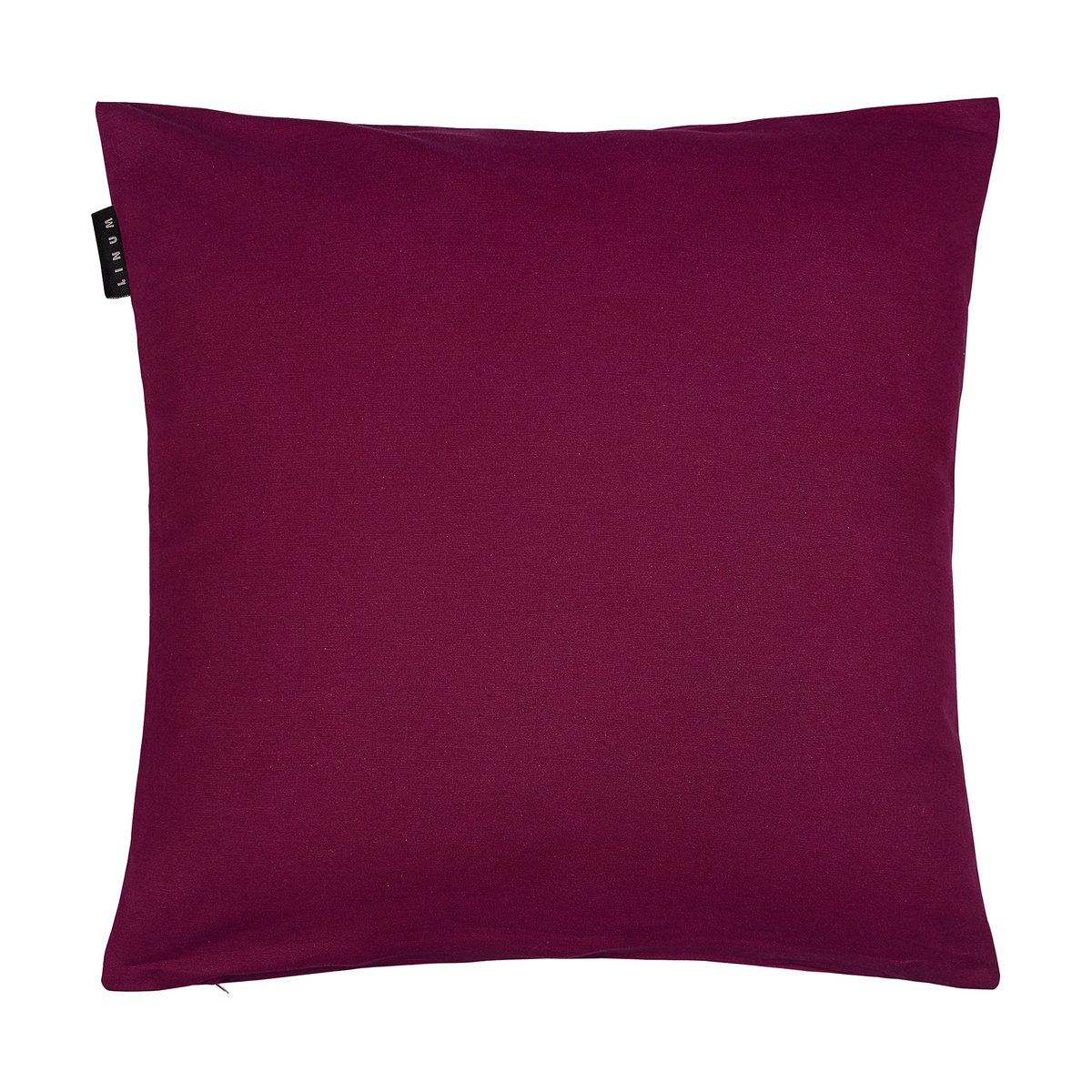Linum Annabell kussenhoes 50x50 cm Bourgondisch rood