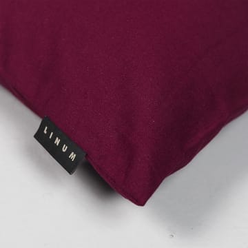Annabell kussenhoes 50x50 cm - Bourgondisch rood - Linum