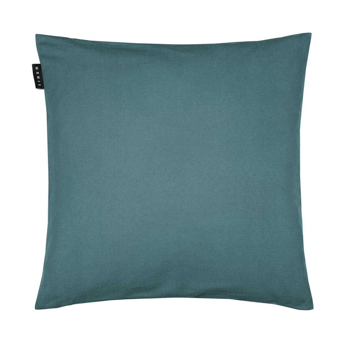 Linum Annabell kussenhoes 50x50 cm Donker Grijsturquoise